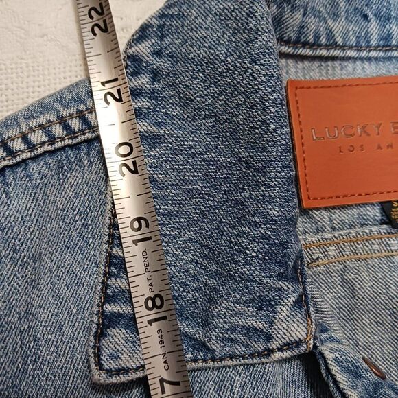 Lucky Brand Women's size S/P Tomboy Trucker Denim Button Jean Jacket - Picture 10 of 10
